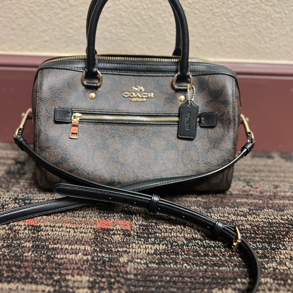 2019 Coach Rowan satchel with feet